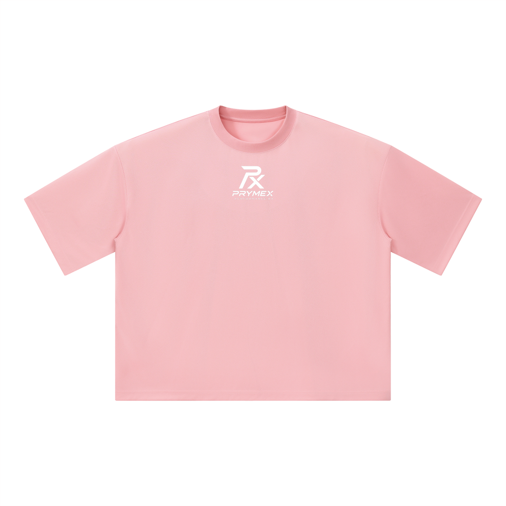 Unisex Boxy Mesh Crewneck T-Shirt