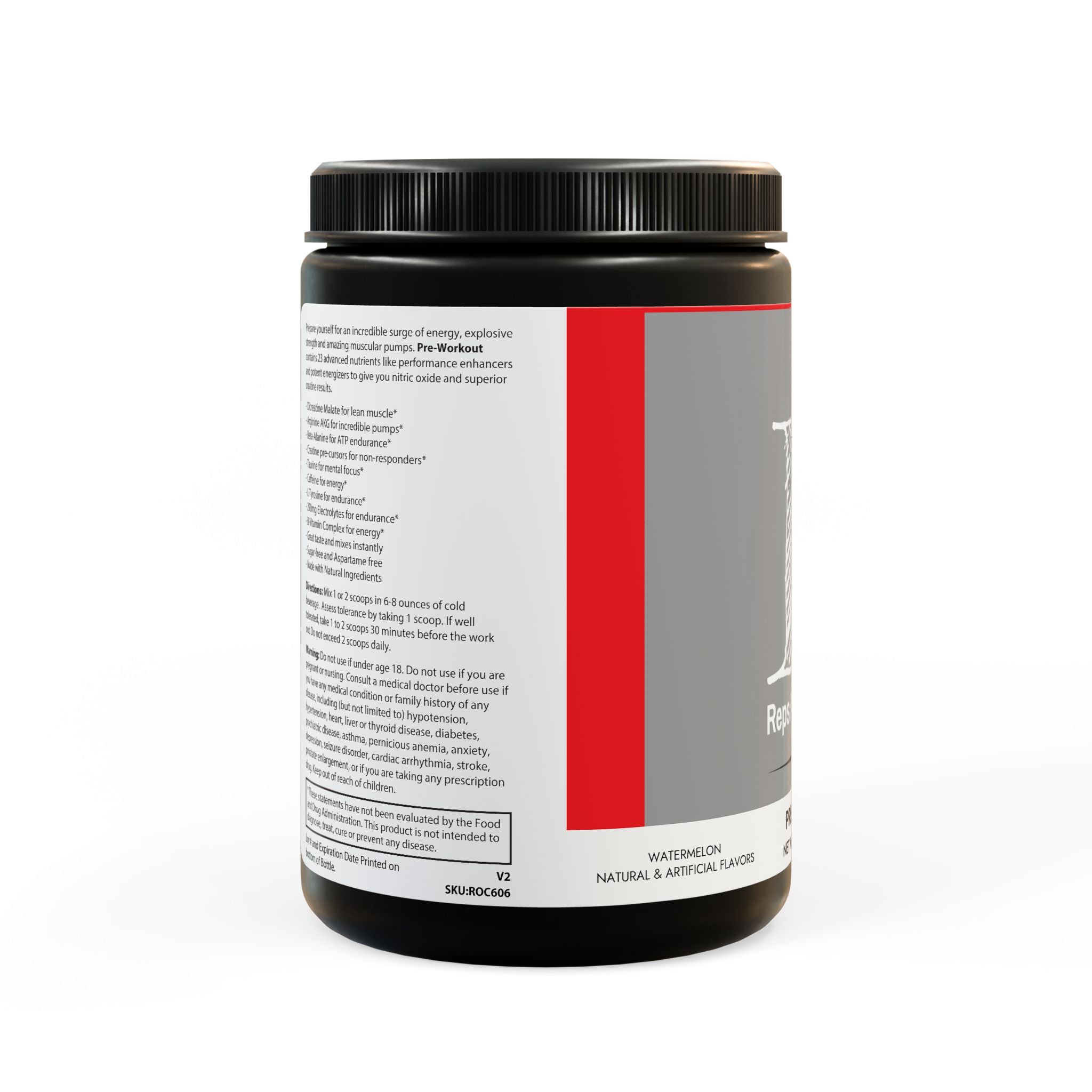 Pre-Workout Supplement, Watermelon (300g, 10.58oz)