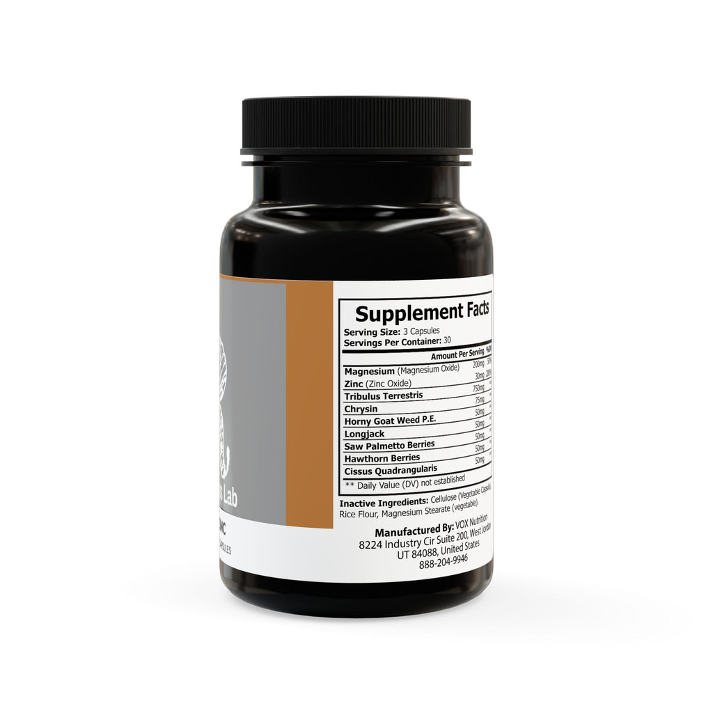 Magnesium Zinc Supplement (90 Capsules)
