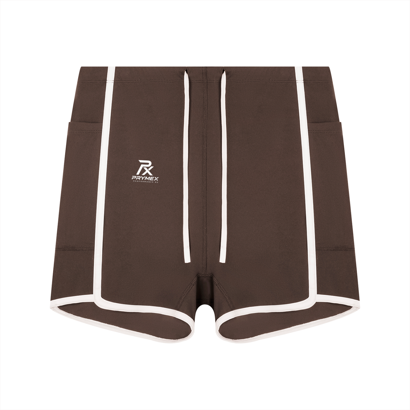 Women's High Rise Color Block Yoga Shorts