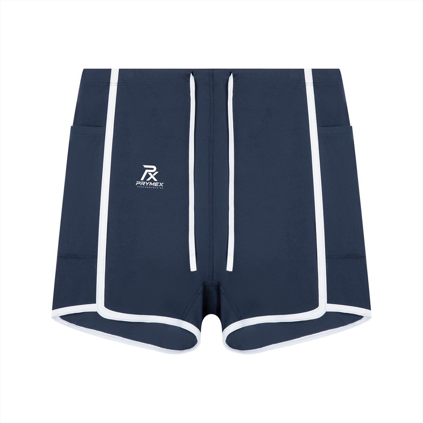 Women's High Rise Color Block Yoga Shorts