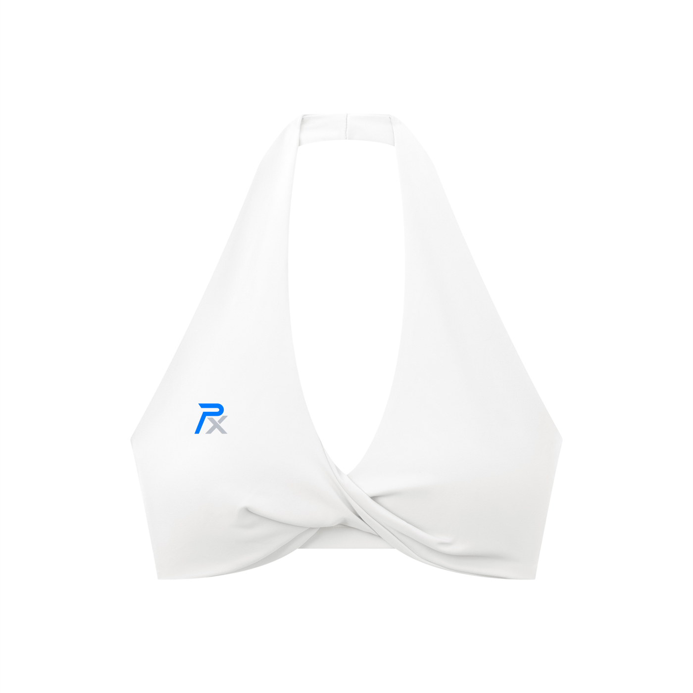 Women's Pleated Halter Sports Bra