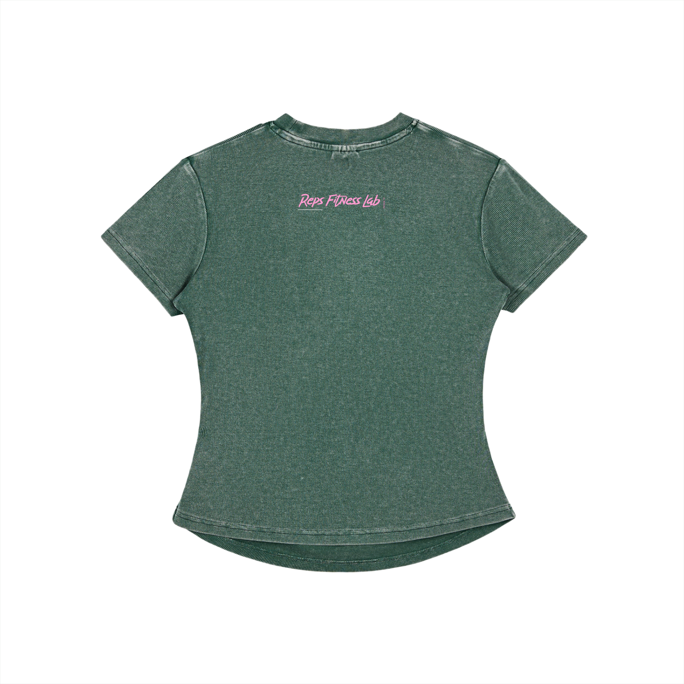 Vintage Washed Bodycon Cotton T-Shirt