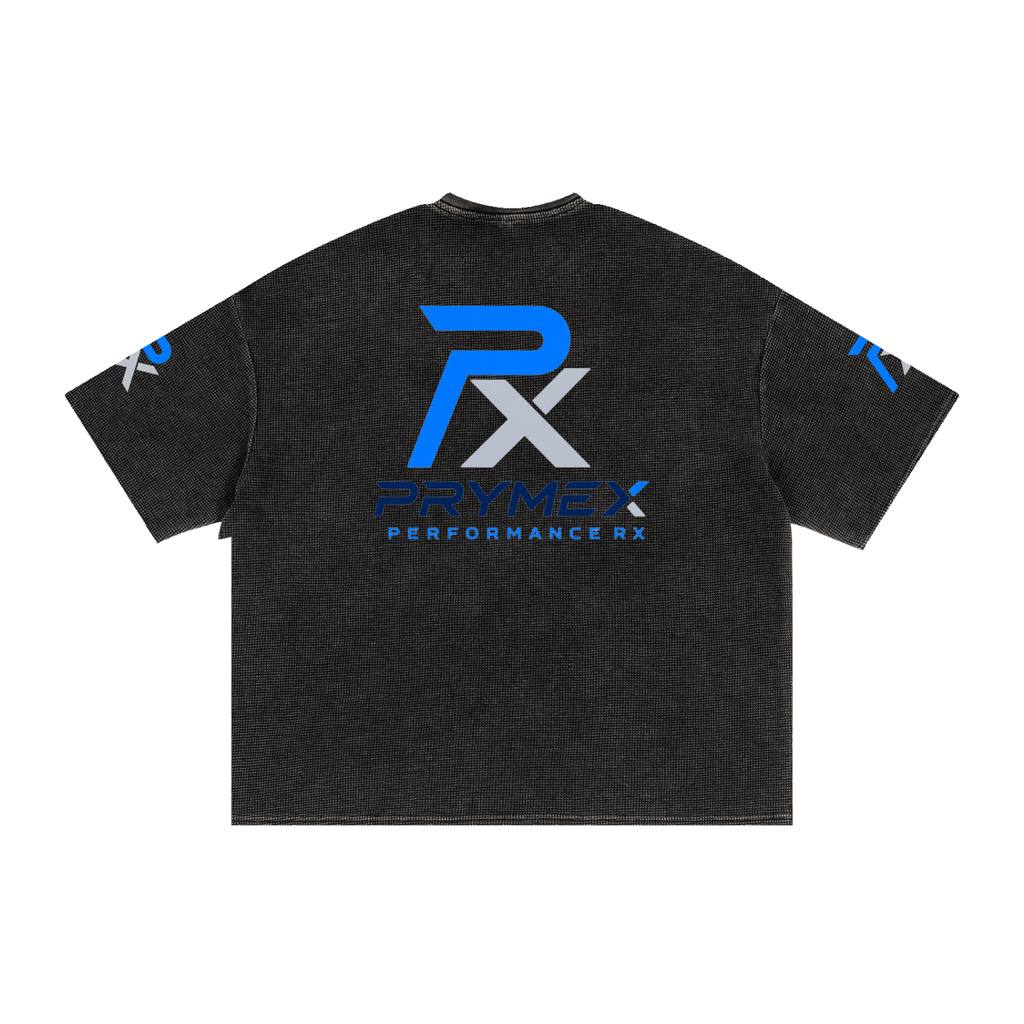 Textured Waffle Washed Boxy T-Shirt