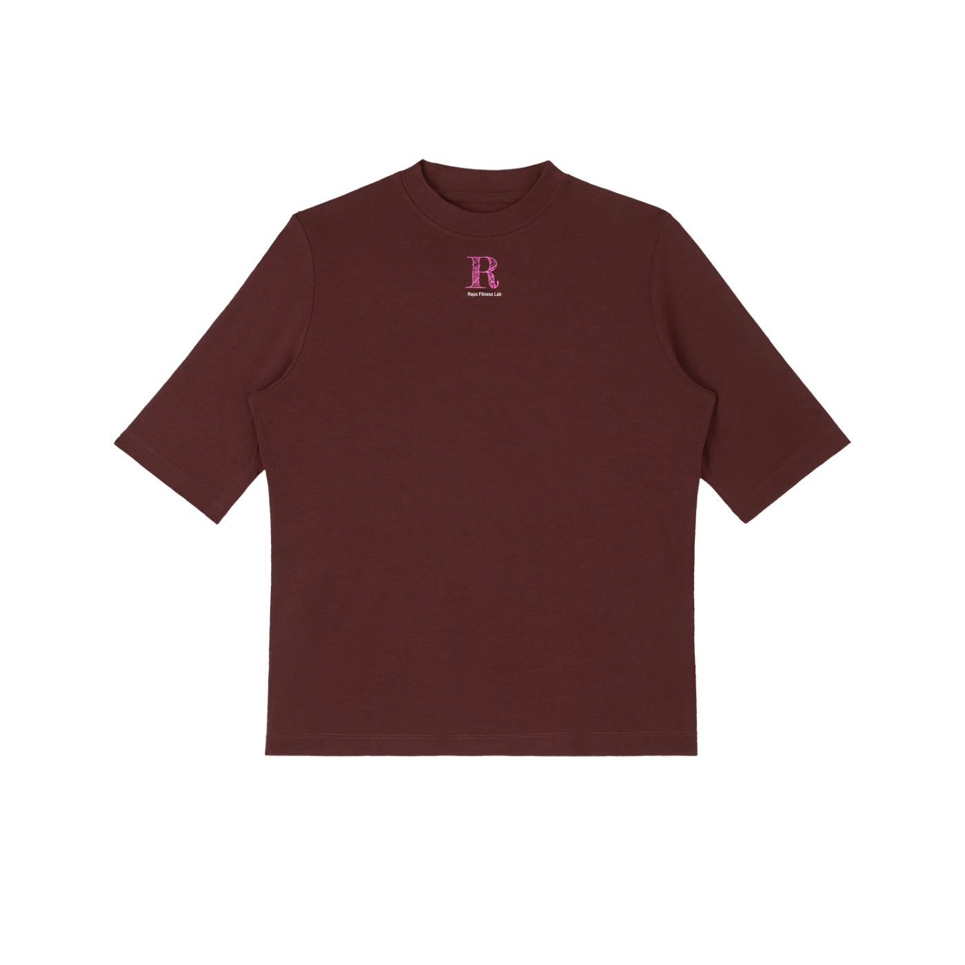 Muscle Mommy Mock Neck Short Sleeve T-Shirt