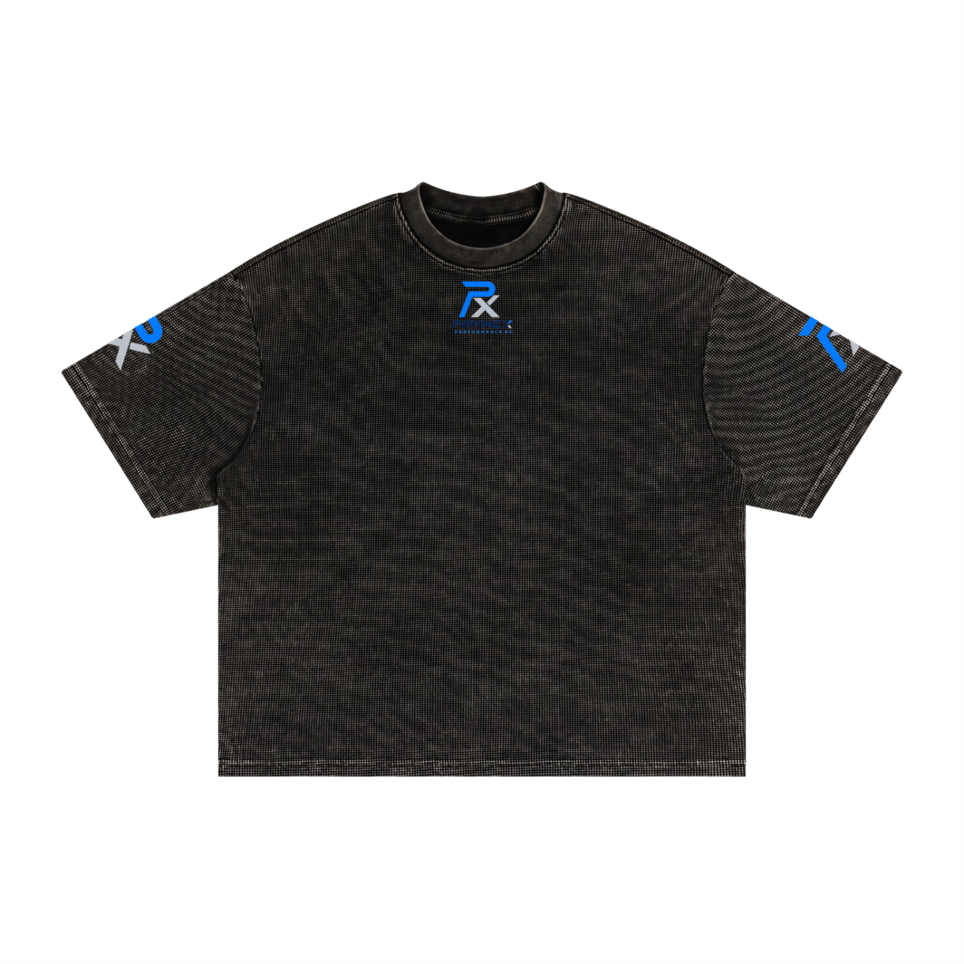 Textured Waffle Washed Boxy T-Shirt