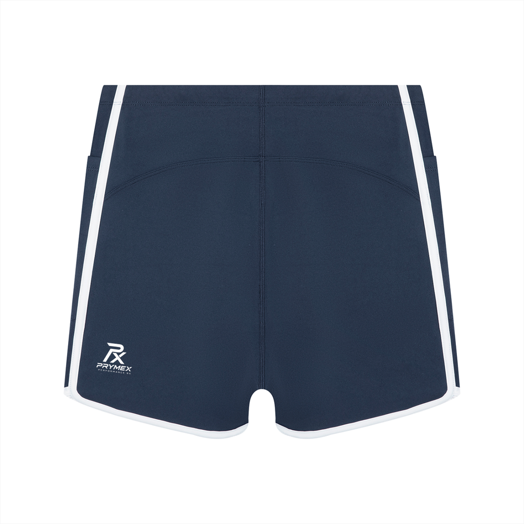 Women's High Rise Color Block Yoga Shorts