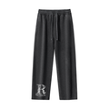 Frayed Enzyme Washed Fleece Sweatpants