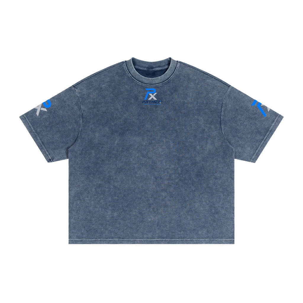 Textured Waffle Washed Boxy T-Shirt