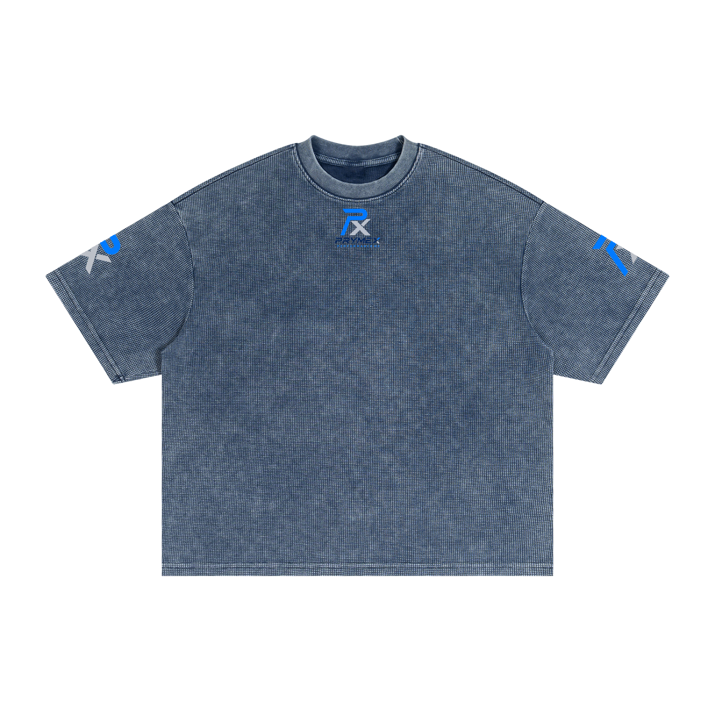 Textured Waffle Washed Boxy T-Shirt