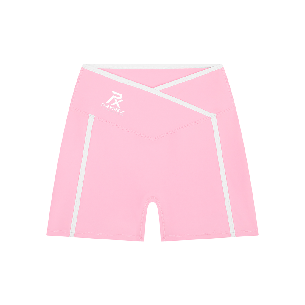 Women’s High Rise Color Block Yoga Shorts
