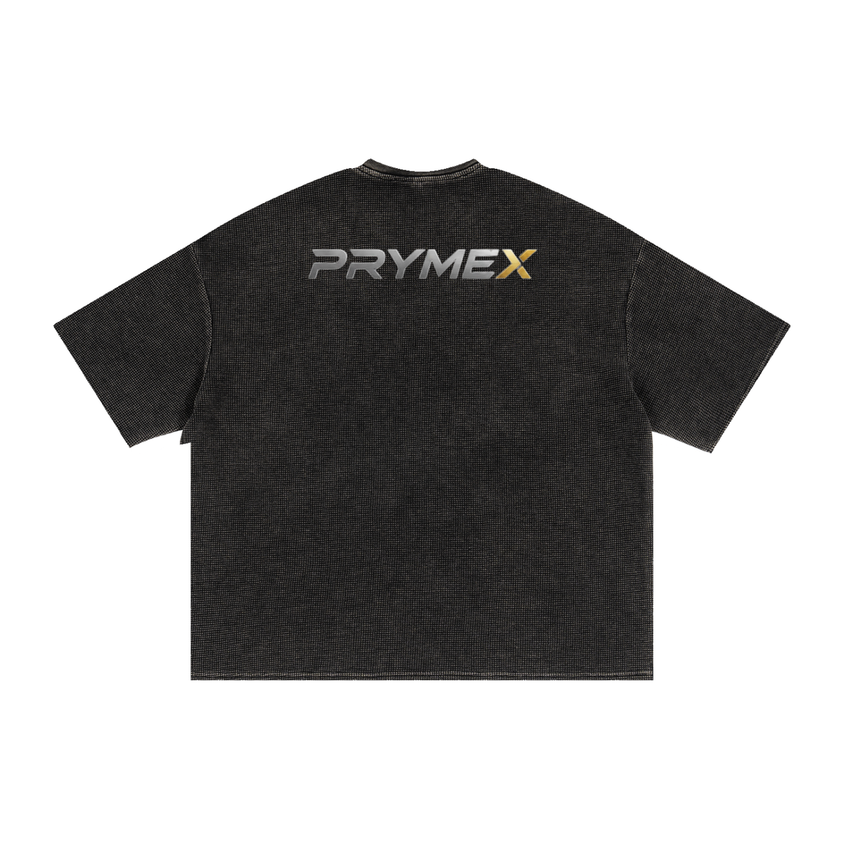 Textured Waffle Washed Boxy T-Shirt