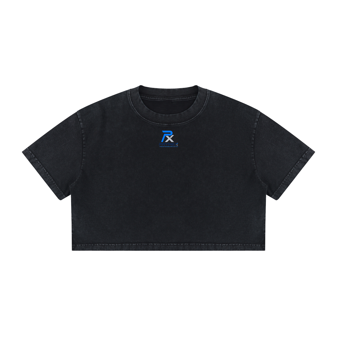 Women's Mineral Wash Cotton Crop T-Shirt