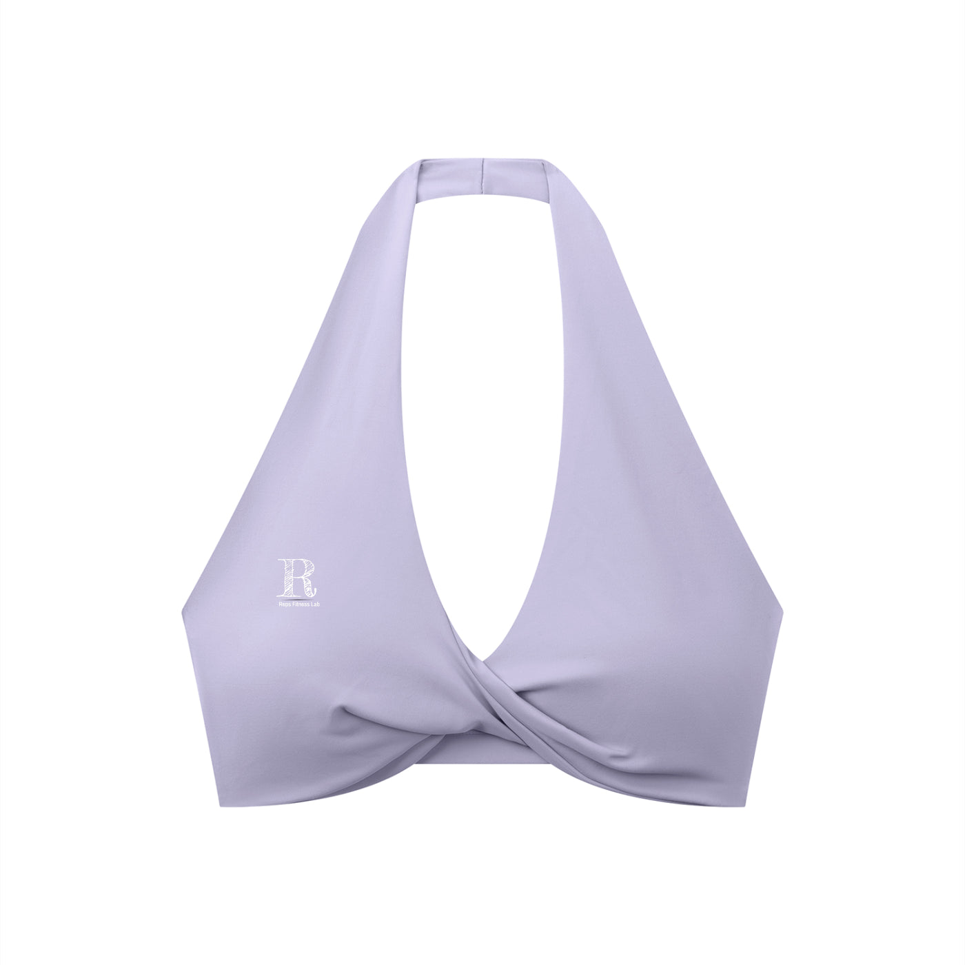 Women's Pleated Halter Sports Bra