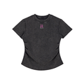Vintage Washed Bodycon Cotton T-Shirt
