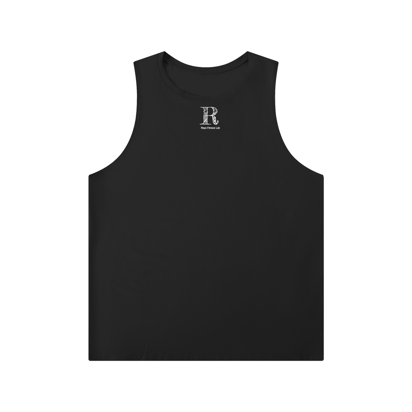 Men's Solid Color Crewneck Tank Top