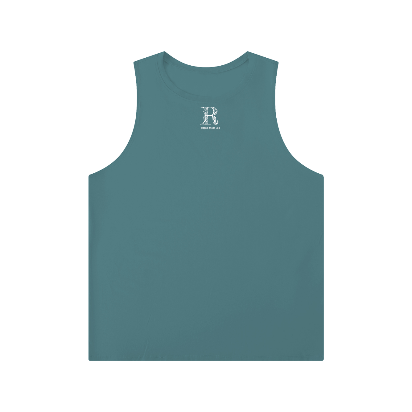 Men's Solid Color Crewneck Tank Top