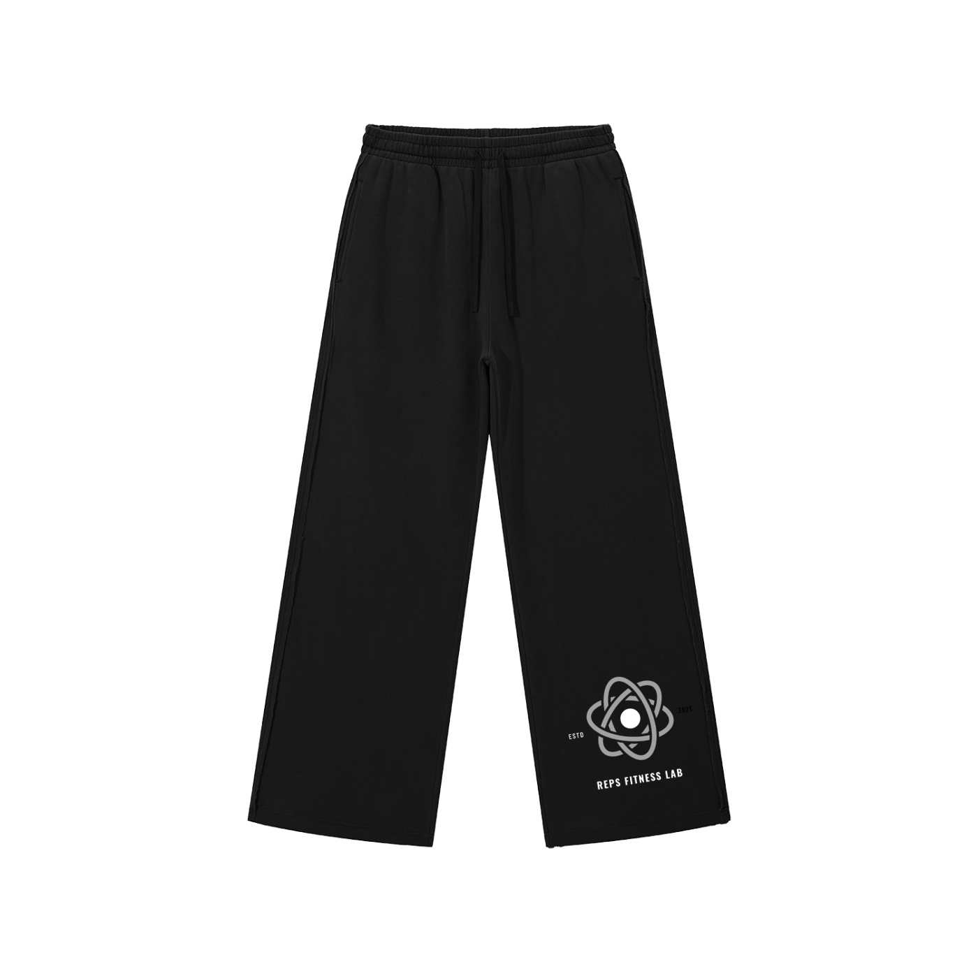 Snow Washed Raw Edge Sweatpants