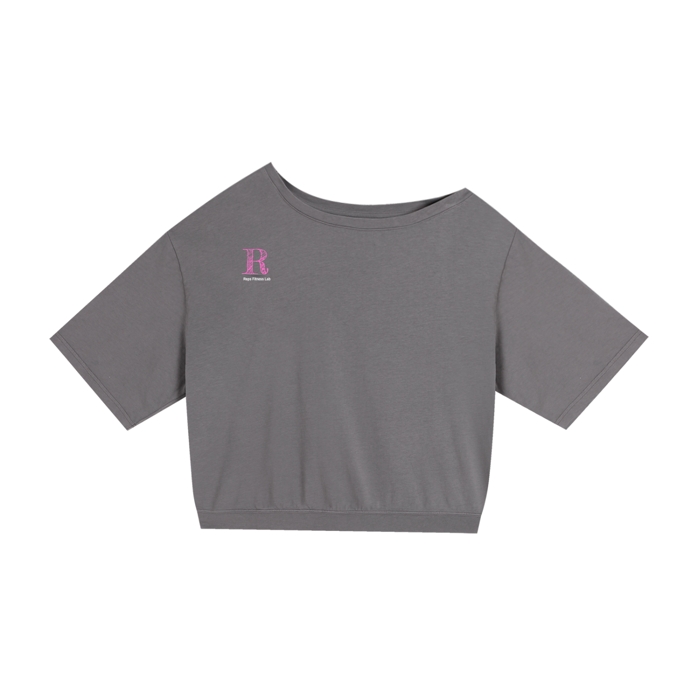 Asymmetric Shoulder Oversized Cotton T-Shirt