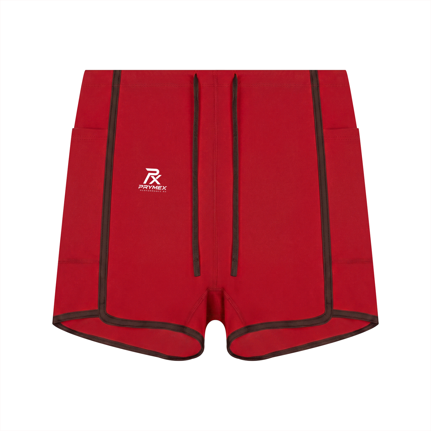 Women's High Rise Color Block Yoga Shorts