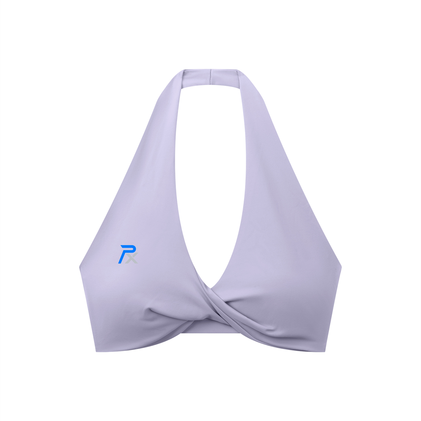 Women's Pleated Halter Sports Bra