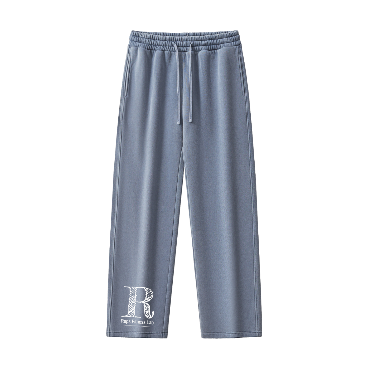 Frayed Enzyme Washed Fleece Sweatpants
