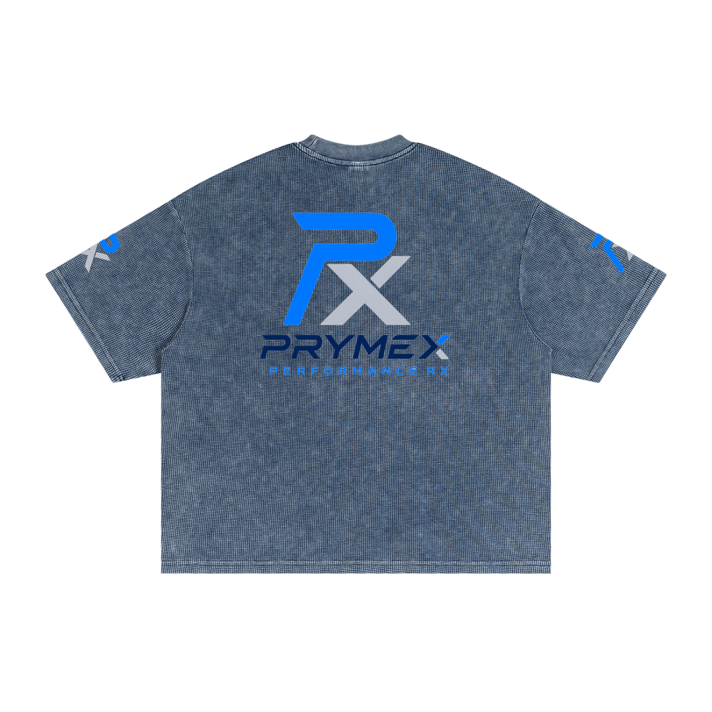Textured Waffle Washed Boxy T-Shirt