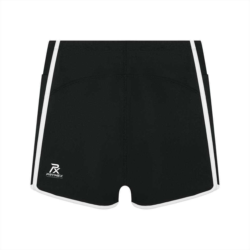 Women's High Rise Color Block Yoga Shorts